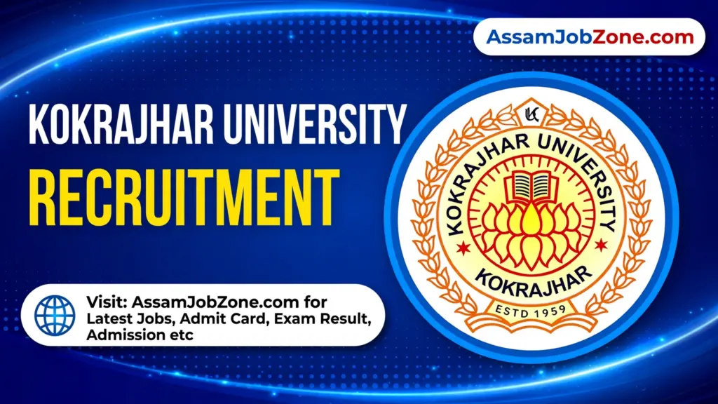 Kokrajhar University Recruitment