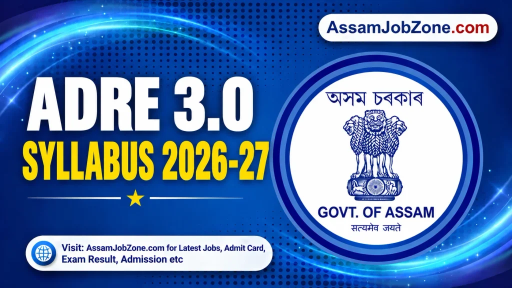 ADRE 3.0 Syllabus 2026-27